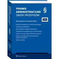 Prawo administracyjne Zbiór przepisów w.39/2022 - 00190a01549ks.jpg