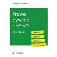 Prawo cywilne - część ogólna. Pytania. Kazusy. Tablice. Testy online - 10522b00106ks.jpg