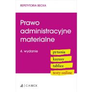 Prawo administracyjne materialne. Pytania. Kazusy. Tablice. Testy online - 12492b00106ks.jpg