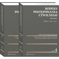 Kodeks postępowania cywilnego Komentarz: Tom 1/2 - 18597801549ks.jpg