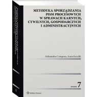 Metodyka sporządzania pism procesowych: w sprawach karnych, cywilnych, gospodarczych i administracyjn - 18598101549ks.jpg