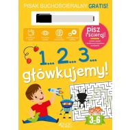 1...2...3...Główkujemy!: Książka z pisakiem suchościeralnym - 23400201426ks.jpg