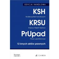 Edycja Handlowa Kodeks spółek handlowych. Krajowy Rejestr Sądowy. Prawo upadłościowe - 23643600106ks.jpg