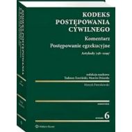 Kodeks postępowania cywilnego Komentarz Postępowanie egzekucyjne: Artykuły 758-1095(1) - 39690b01549ks.jpg