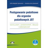 Postępowanie podatkowe dla organów podatkowych JST - wzory pism, postanowień, decyzji i zaświadczeń: JBK1554E - 41447b02387ks.jpg