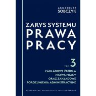 Zarys systemu prawa pracy Tom 3: Zakładowe źródła prawa pracy oraz zakładowe porozumienia administracyjne - 41799b01615ks.jpg