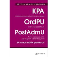Edycja administracyjna Kodeks postępowania administracyjnego Ordynacja podatkowa Prawo o postępowaniu przed sądami administracyjnymi - 42347b00106ks.jpg