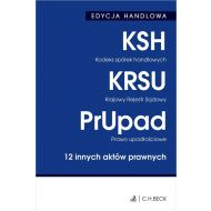 Edycja handlowa Kodeks spółek handlowych Krajowy Rejestr Sądowy Prawo upadłościowe - 42349b00106ks.jpg