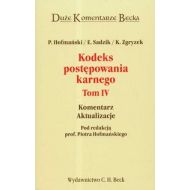 Kodeks postępowania karnego Tom 4: Komentarz Aktualizacje - 448146i.jpg