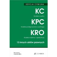 EDYCJA CYWILNA. Kodeks cywilny. Kodeks postępowania cywilnego. Kodeks rodzinny i opiekuńczy. 13 inny - 51878a00106ks.jpg