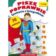 Piszę poprawnie Spotkania z Ortografkiem 7-9 lat: 30 naklejek - 608132i.jpg