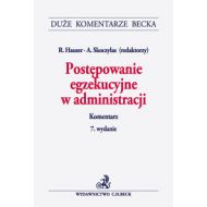 Postępowanie egzekucyjne w administracji Komentarz - 694667i.jpg