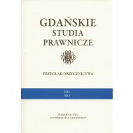 Gdańskie Studia Prawnicze Przegląd orzecznictwa 1/15 - 731489i.jpg