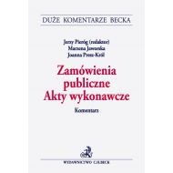 Zamówienia publiczne Akty wykonawcze Komentarz - 748601i.jpg