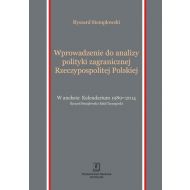 Wprowadzenie do analizy polityki zagranicznej Rzeczypospolitej Polskiej - 750965i.jpg