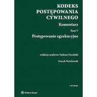 Kodeks postępowania cywilnego Komentarz Tom 5 - 786476i.jpg