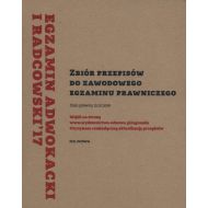 Zbiór przepisów do zawodowego egzaminu prawniczego: Egzamin adwokacki i radcowski w 4 tomach - 831003i.jpg