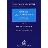 Jawność i jej ograniczenia Tom 12 Model regulacji - 858007i.jpg