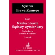 Nauka o karze Sądowy wymiar kary Tom 5 - 860312i.jpg