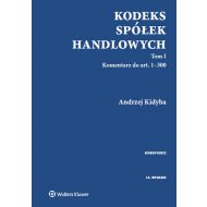 Kodeks spółek handlowych Komentarz Tom 1 i 2 - 884470i.jpg