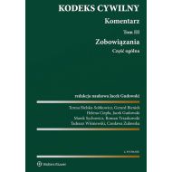 Kodeks cywilny Komentarz Tom 3: Zobowiązania. Część ogólna - 895525i.jpg