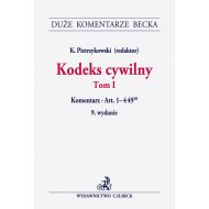 Kodeks cywilny Tom I Komentarz do art. 1-449(10) - 915581i.jpg