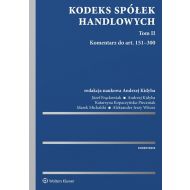 Kodeks spółek handlowych Komentarz: Tom II. Komentarz do art. 151–300 - 917372i.jpg