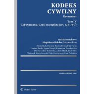 Kodeks cywilny Komentarz Tom 4 Zobowiązania Część szczególna: (art. 535–764(9)) - 926565i.jpg