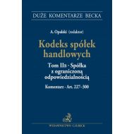 Kodeks spółek handlowych Tom 2 B Spółka z ograniczoną odpowiedzialnością. Komentarz do art. 227-3 - 934954i.jpg