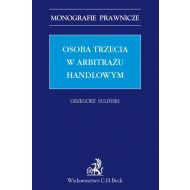 Osoba trzecia w arbitrażu handlowym Monografie Praw - 937038i.jpg