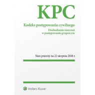 Kodeks postępowania cywilnego: Dochodzenie roszczeń w postępowaniu grupowym - 938551i.jpg