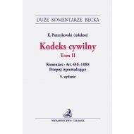 Kodeks cywilny Tom II Komentarz do artykułów 450-1088. Przepisy wprowadzające - 940567i.jpg