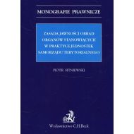 Zasada jawności obrad organów stanowiących w praktyce jednostek samorządu terytorialnego - 95451100106ks.jpg