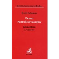 Prawo restrukturyzacyjne. Komentarz - 95579500106ks.jpg