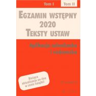 Egzamin wstępny 2020. Teksty ustaw. Aplikacja adwokacka i radcowska. Tom II - ksiazka_1639559_9788381986717_egzamin-wstepny-2020-teksty-ustaw-aplika.jpg