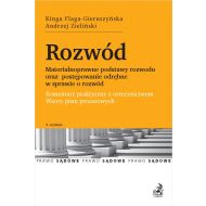 Rozwód. Materialnoprawne podstawy rozwodu oraz postępowanie odrębne w sprawie o rozwód. Komentarz praktyczny wraz z wzorami pism procesowych - ksiazka_1687171_9788381985338_rozwod-materialnoprawne-podstawy-rozwodu.jpg