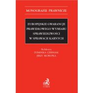 Europejskie gwarancje prawidłowego wymiaru sprawiedliwości w sprawach karnych - ksiazka_1731554_9788382350005_europejskie-gwarancje-prawidlowego-wymia.jpg