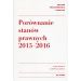 Kodeks postępowania karnego Porównanie stanów prawnych 2015-2016